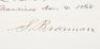 Two manuscript documents pertaining to a bet between Samuel Brannan and H.C. Downing on the outcome of the 1868 Presidential election, one of them signed by Brannan - 9