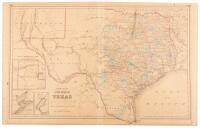 New Map of the State of Texas, Compiled from J. De Cordova's large Map