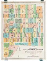 Election Precincts 25th Assembly District and part of 5th Congressional District City and County of San Francisco 1928 colors indicate precinct bounds number of precinct enclosed in circle