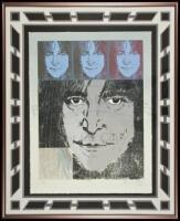 John Lennon - limited edition serigraph, signed and framed