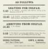 Nevada County N.G.R.R.: Trains will leave and arrive at Nevada City on and after Sunday, Nov. 17, 1889, as follows... - 3