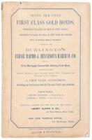 Seven per Cent First Class Gold Bonds,...Issued by the Burlington, Cedar Rapids & Minnesota Railway Co...