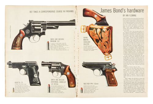 Two appearances by Ian Fleming in The Sunday Times Magazine