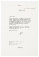 Dwight D. Eisenhower signed letter