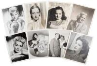 Eighteen signed photographs of American actresses