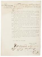 Juan Martin de Veramandi vice-gobernador del estado de Coahuila y Tejas, en ejercicio del supremo poder ejecutivo del mismo estado, &agrave; todos sus habitantes...