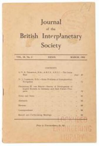 Survey of development of Liquid Rockets in Germany and their Future Prospects [June 1945]