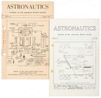 2 pre-war issues of Astronautics, the Journal of the American Rocket Society