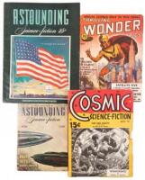 4 Science Fiction periodical stories with early appearances of space terminology