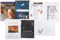 Selection of fact sheets, articles, and interviews by and about Arthur C. Clarke