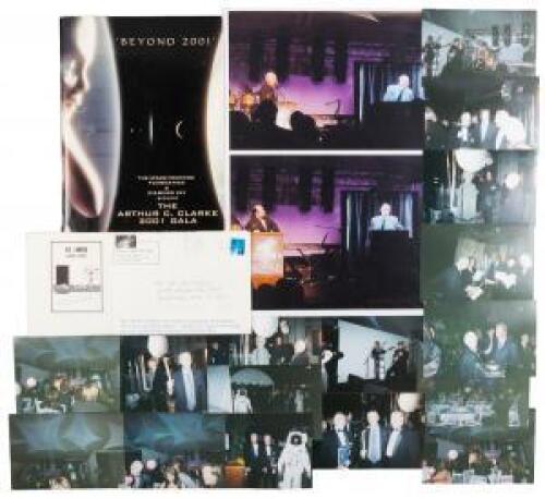 Ephemera and photographs from the Arthur C. Clarke 2001 Gala