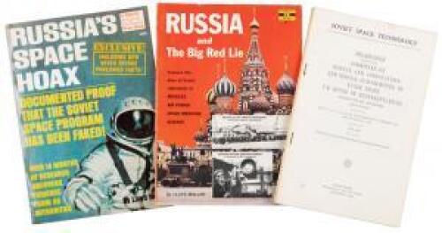 Three items about Russian "Space Hoax" conspiracy theory