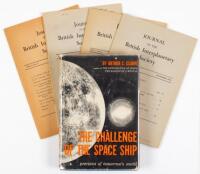 Four articles published in the Journal of the British Interplanetary Society written by Arthur C. Clarke