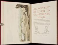 An Account of a Visit to California 1826-'27