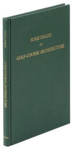 Some Essays on Golf-Course Architecture