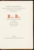 Early Sacramento: Glimpses of John Augustus Sutter, the Hok Farm, and Neighboring Indian Tribes, from the Journals of Prince Paul