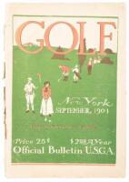 Golf: By Appointment an Official Bulletin of the United States Golf Association - Vol. XV, No. 3 (September, 1904)