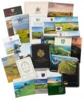 Large collection of score cards and golf guides from Scotland and France