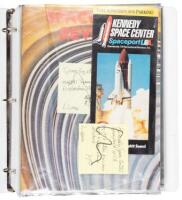 Binder of space exploration, astronomy, and science fiction ephemera from the collection of Albert Neiman