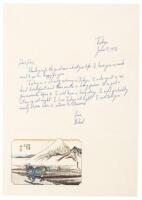 Handwritten letter from Richard Brautigan to Don Carpenter