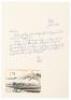 Handwritten letter from Richard Brautigan to Don Carpenter