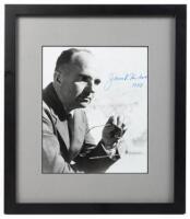 Signed author photograph of James Michener