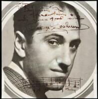 Signed Photograph with Autograph Musical Quotation