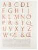 A Constructed Roman Alphabet poster