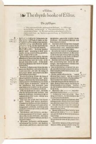 The thyrde book of Esdras [&] The fourth book of Esdras - from the 1574 folio edition of the Bishops' Bible