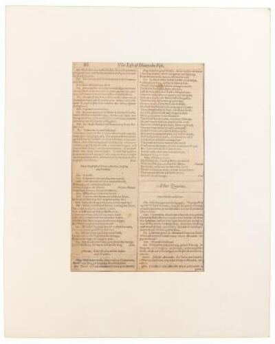 Original Leaf from the First Folio edition of The Life of Henry the Fift