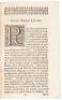 Nova Librorum Rariorum Conlectio, Qui Vel Integri Insersuntur vel Adcurate Recensentur, Fasciculus Primus [with] Nova Variorum Scriptorum Conlectio, Tam Editorum Quan Ineditorum, Rariorum Etiam, Et Recens Elaboratorum. Quae Omnia Integradantur. Fasciculus - 3