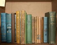 Shelf of Early 20th Century Illustrated Children's Books