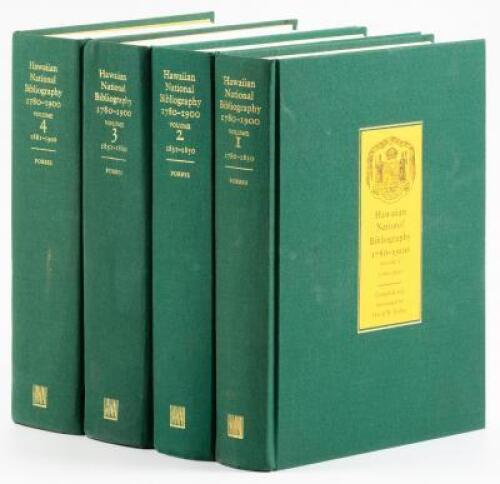 Hawaiian National Bibliography, 1780-1900 - 4 volumes