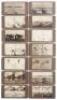 Fourteen privately produced stereoviews of Nome, Alaska, and adjacent areas