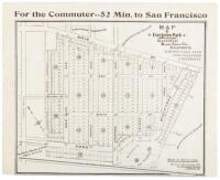 Map of Evergreen Park, Mayfield, Santa Clara, Co., California. Adjoins Palo Alto and Stanford University