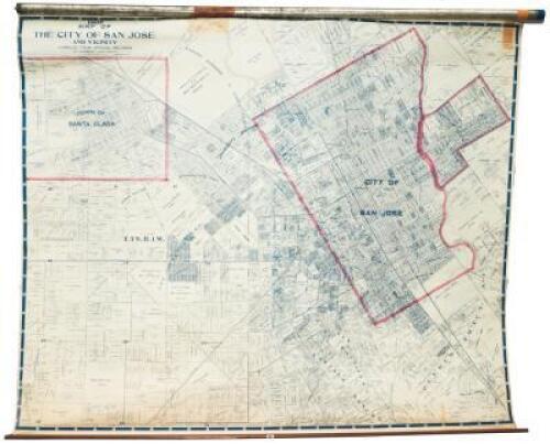 1905 Map of the city of San Jose and vicinity, compiled from official records