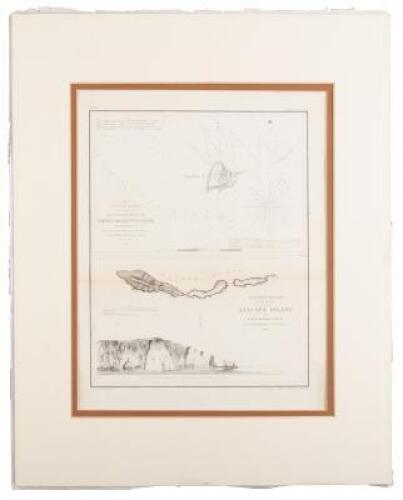 Sketch of Anacapa Island in Santa Barbara Channel, 1854 [on sheet with] Reconnaissance of Smith's or Blunt's Island, Washington