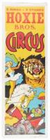 Hoxie Bros. Circus poster