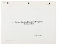 Space Station Freedom Program Orientation