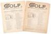 Golf: A Weekly Record of ''Ye Royal and Ancient'' Game. ''Far and Sure.'' - two issues