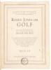 Bobby Jones on Golf - 2 copies - 2