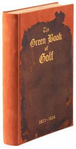 The Green Book of Golf, 1923-1924