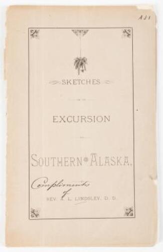 Sketches of an Excursion to Southern Alaska