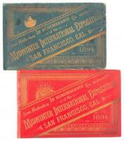In Remembrance of the Midwinter International Exposition, San Francisco, Cal. 1894 - 2 copies variant cloth colors