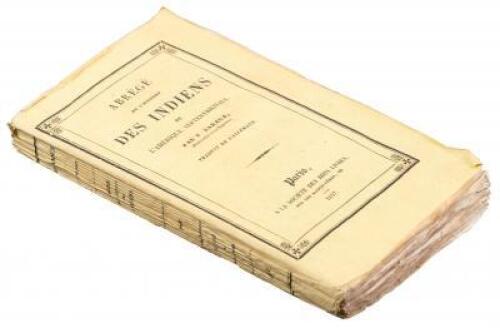 Abr&eacute;g&eacute; de l&rsquo;histoire des Indiens de l&rsquo;Am&eacute;rique septentrionale, par F. Baraga. Missionaire au lac Sup&eacute;rieur