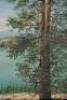 Oil painting on board of Lake Tahoe - 3