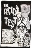 1960s Acid Test banner with original art