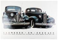 Two car show posters by Harold James Cleworth - one signed