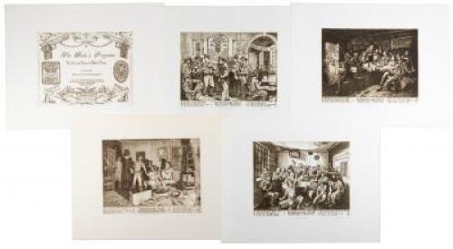 A Rake's Progress: The Life and Times of Rafael Perez - suite of four etchings