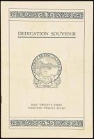 Dedication Souvenir, Carquinez Bridge Celebration, May Twenty-First, Nineteen Twenty-Seven